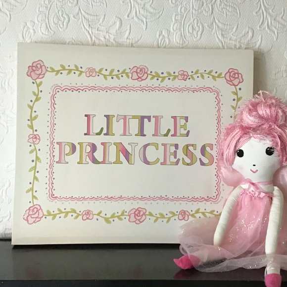 Little Princess Canvas Wall Art - Picture 1 of 7